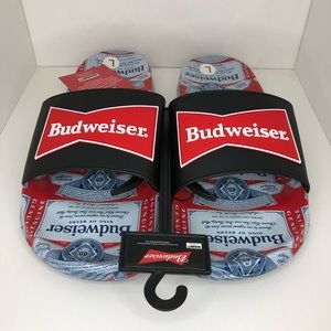 Budweiser Sandals Sliders Mens Size 11